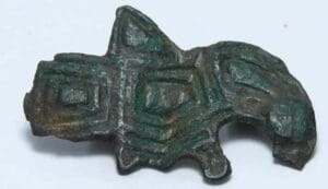 Mérovingien - Fibule en bronze - 500/800