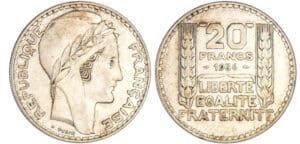 Troisième République (1871-1940) - 20 francs Turin 1936