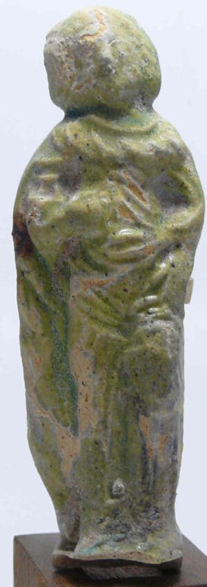 Ptolémaïque ou romain - Statuette en fritte émaillée - 100 av J.-C.