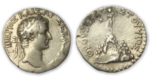 Tibère - Drachme (14/15, Cappadoce - Césarée) 