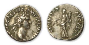 Nerva - Denier (96, Rome) L'Equité