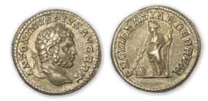 Caracalla - Denier (213, Rome) La Providence