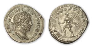 Caracalla - Denier (217, Rome) Mars