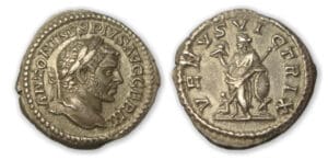 Caracalla - Denier (216, Rome) Vénus
