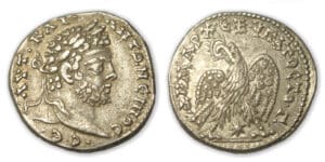 Caracalla - Tétradrachme (215-217, Syrie-Emisa) Aigle