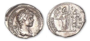 Caracalla - Denier (198, Rome) Minerve.