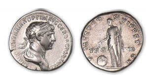 Trajan - Denier (116, Rome) La Providence.