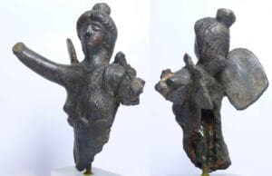 Romain - Buste d'Eros en bronze - 200-300 ap. J.-C.