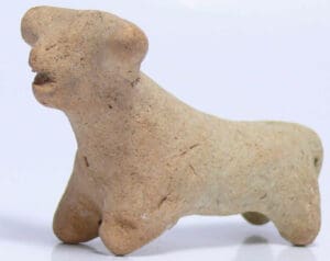 Proche Orient - Statuette de taureau en terre cuite - 1000 av.J.-C.