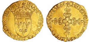 Henri III (1574-1589) - Ecu d'or - 1586 H (La Rochelle)