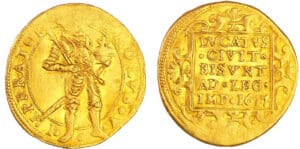 Franche-Comté - Charles Quint - Besançon - Demi-ducat d'or 1647 (Besançon)