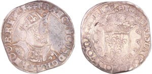 François 1er (1515-1547) - Teston - 8ème type - D (Lyon)