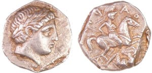 Royaume de Péonie - Patraos - Tétradrachme (340-315 av. J.-C.)