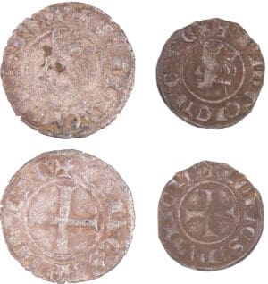 Provence - Charles 1er d'Anjou roi de Jérusalem - Denier et Obole