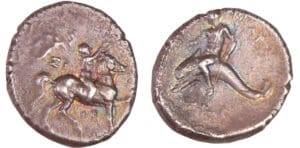 Calabre - Tarente - Taras - Didrachme (380-345 av. J.-C.)
