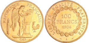 Troisième république (1871-1940) - 100 francs Génie 1904 A (Paris)