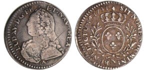 Louis XV (1715-1774) - 1/10 d'écu aux branches d’olivier - 1731 N (Montpellier)