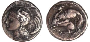 Italie - Lucanie - Vélia - Statère (440-400 av. J.-C.)
