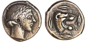 Sicile - Leontini - Tétradrachme (475-466 av. J.-C.)