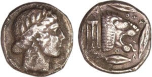 Sicile - Leontini - Tétradrachme (475-466 av. J.-C.)