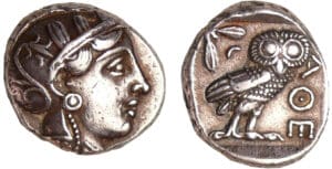 Attique - Athènes - Tétradrachme (350-295 av. J.-C.)