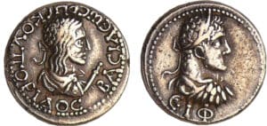 Royaume de Bosphore - Rhescuporis II (III) et Elagabal - Statère d'electrum (212-227 ap. J.-C.)