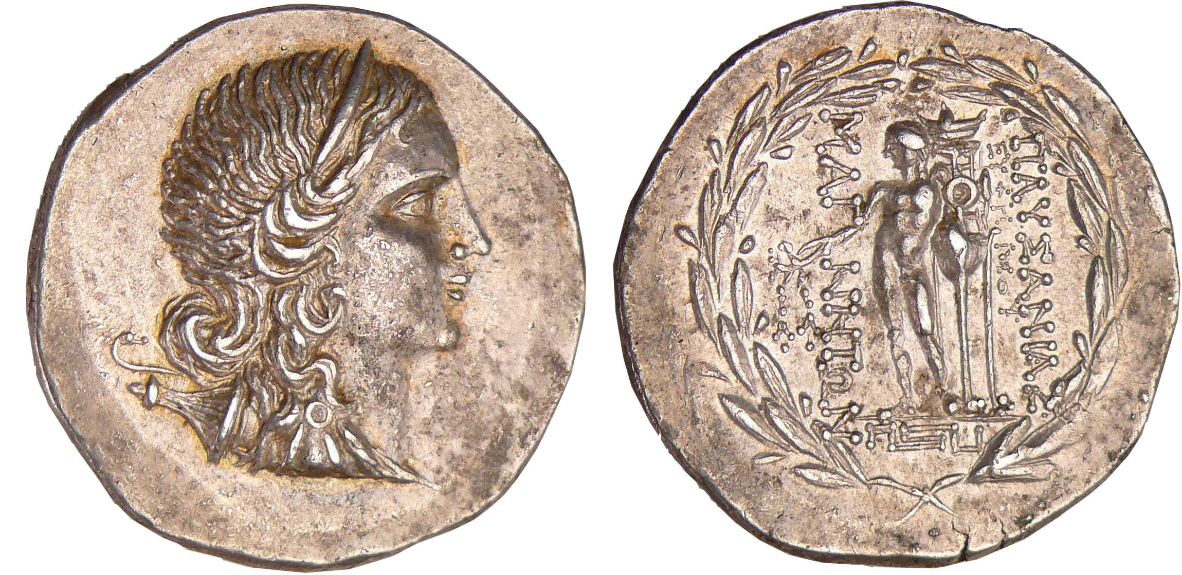 Ionie - Magnésie du Méandre - Tétradrachme (155-145 av. J.-C.) Magistrat Pausanias Euphemou Ionie - Magnésie du Méandre - Tétradrachme (155-145 av. J.-C.) Magistrat Pausanias Euphemou