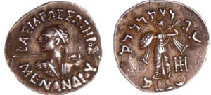 Royaume de Bactriane - Menander - Drachme (160-145 av. J.-C.)