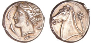 Siculo-Puniques - Carthage - Tétradrachme (350-325 av.J.-C.)