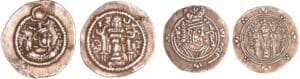 Sassanides - Lot de 2 monnaies