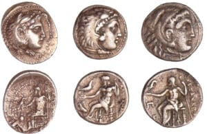 Macédoine - Alexandre III - Drachme (336-323 av. J.-C.) - Lot de 3 monnaies