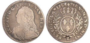 Louis XV (1715-1774) - 1/10 d'écu aux branches d’olivier - 1738 Z (Grenoble)