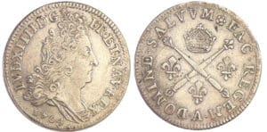 Louis XIV (1643-1715) - 10 sols aux insignes - 1704 A (Paris)