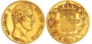 Charles X (1824-1830) - 20 francs 1830 A (Paris)