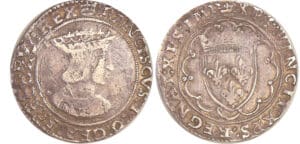 François 1er (1515-1547) - Teston - 2ème type - Lyon