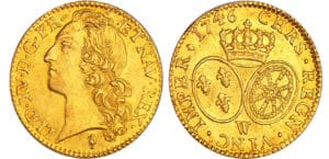Louis XV (1715-1774) - Louis d’or au bandeau - 1746 W (Lille)