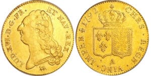 Louis XVI (1774-1792) - Double louis d’or au buste nu - 1792 A (Paris) 2ème sem