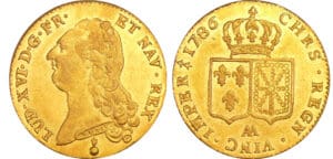 Louis XVI (1774-1792) - Double louis d’or au buste nu - 1786 AA (Metz) 1er sem