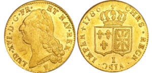 Louis XVI (1774-1792) - Double louis d’or au buste nu - 1786 I (Limoges) 1er sem