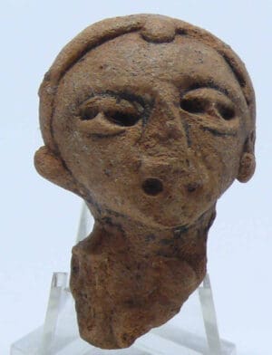 Précolombien - Olmèque - Mexique - Tête en terre cuite - 700 - 500 av. J.-C.
