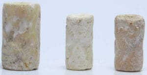 Proche Orient - Lot de 3 sceaux cylindre en pierre - 1500 av. J.-C.