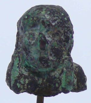 Sumérien - Petit buste en bronze - 3000 av. J.-C.