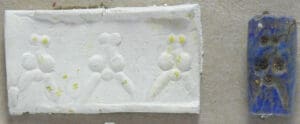 Proche Orient - Sceau cylindre en lapis lazuli - 1500 av. J.-C.