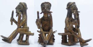 Afrique - Statuette en bronze - 19ème siècle