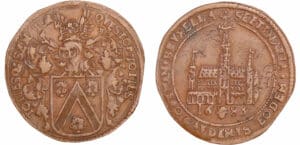 Pays-Bas méridionaux - Jeton - Jean Heymans, trésorier de Bruxelles, 1685 Bruxelles