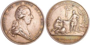 Pays-Bas méridionaux - Jeton - Th. van Berckel. Inauguration de Joseph II, Premier module, 1781