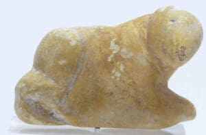 Moyen orient - Animal en pierre blanche (mouton) - 3000 av J.-C.