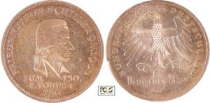 Allemagne - République Fédérale (1949 à nos jours) - 5 marks 1955 F (Stuttgart)