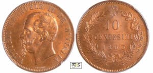 Italie - Victor-Emmanuel II (1861-1878) - 10 centesimi 1863 Paris