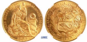 Pérou - République (1821 à nos jours) -100 soles 1959 Lima